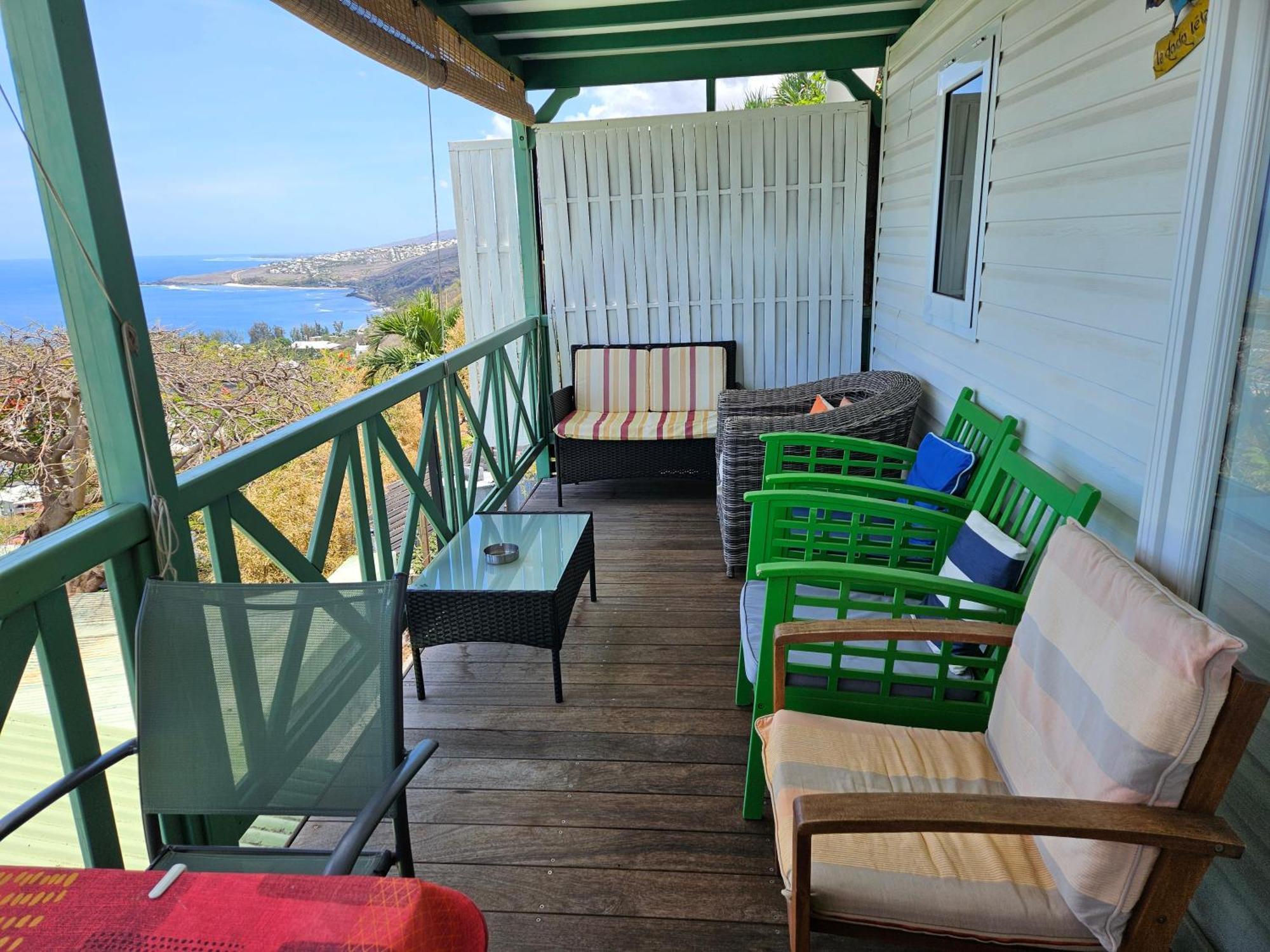 Chalet Sunset, Vue Panoramique Sur La Baie, Proche De Saint-Leu Et Ses Plages Exterior photo